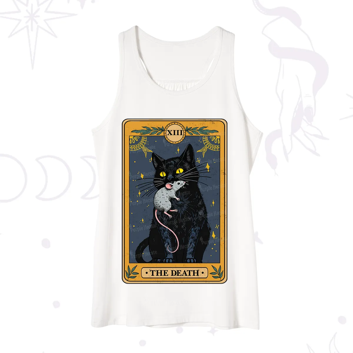 Purplehecate The Death Tarot Cat Tank