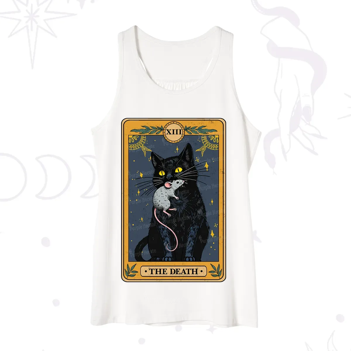Purplehecate The Death Tarot Cat Tank