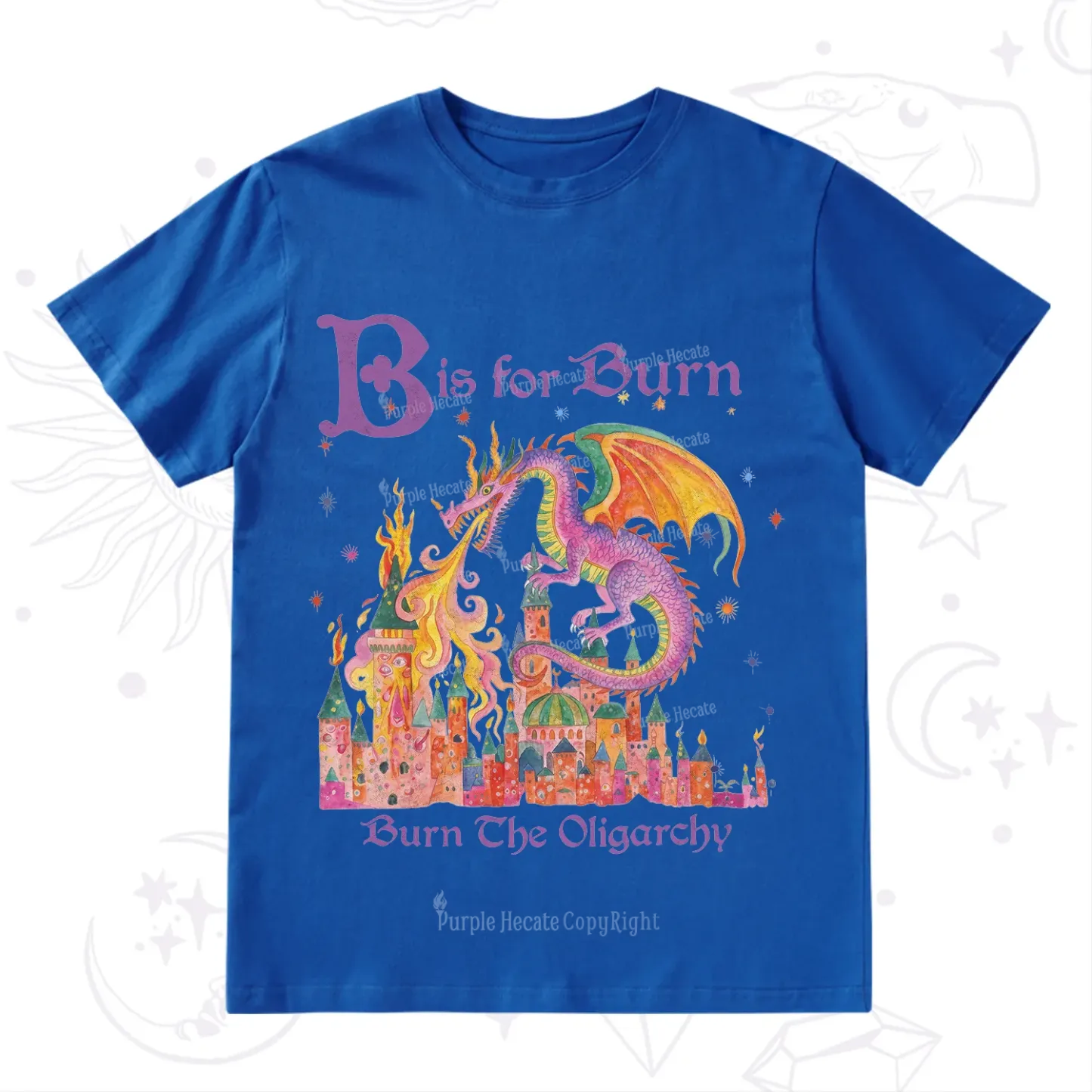 Purplehecate Burn The Oligarchy T-Shirt