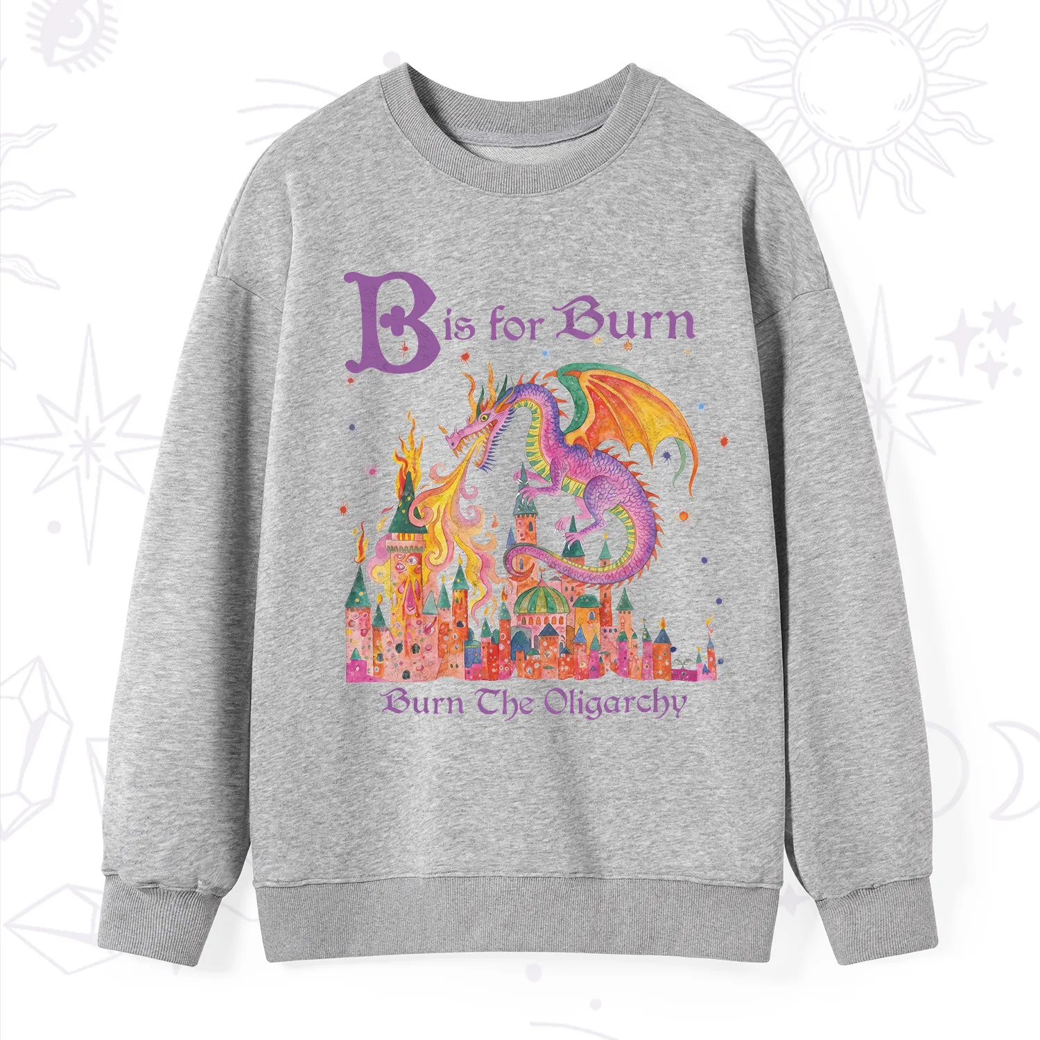 Purplehecate Burn The Oligarchy Sweatshirt