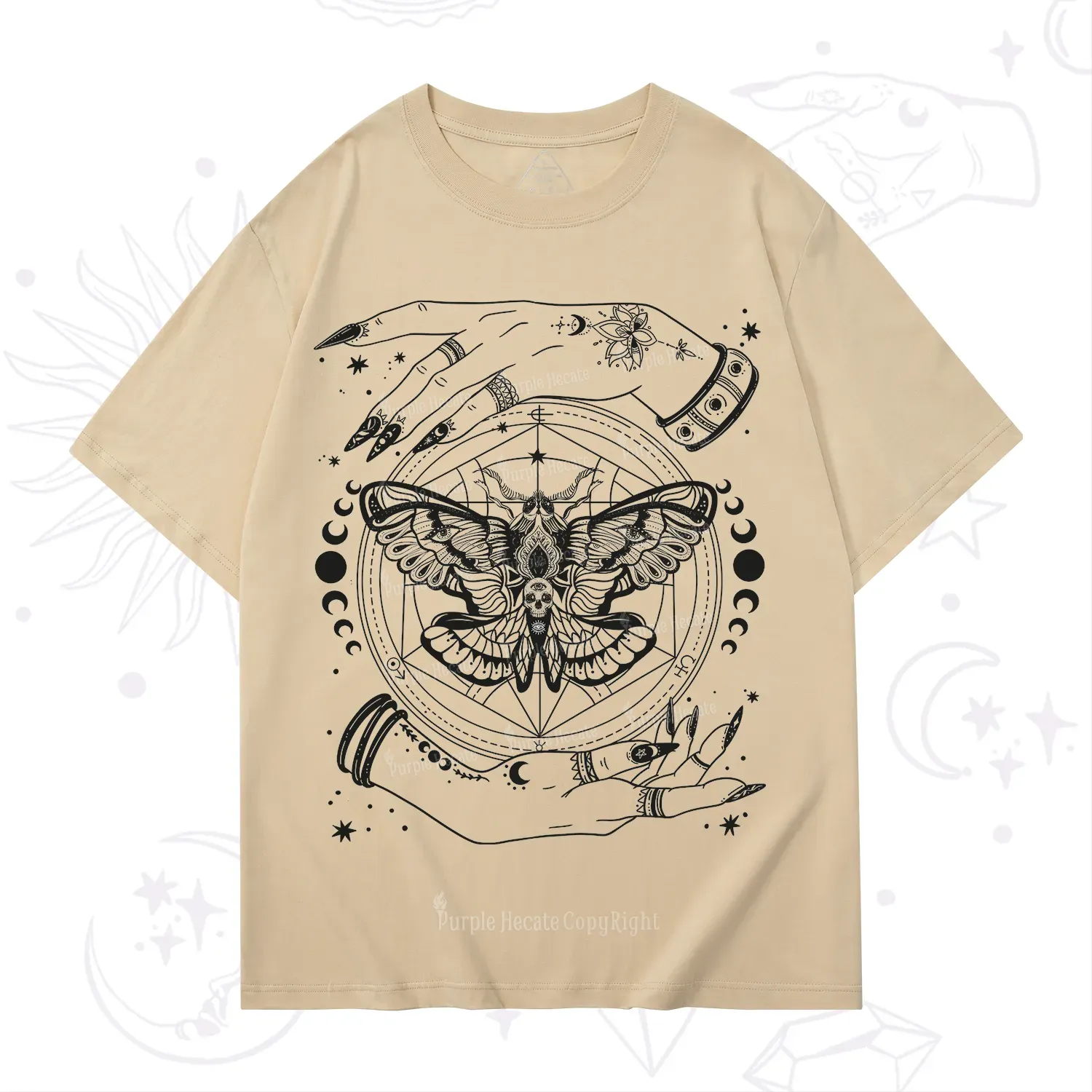 Purplehecate Alchemy Death Moth T-Shirt