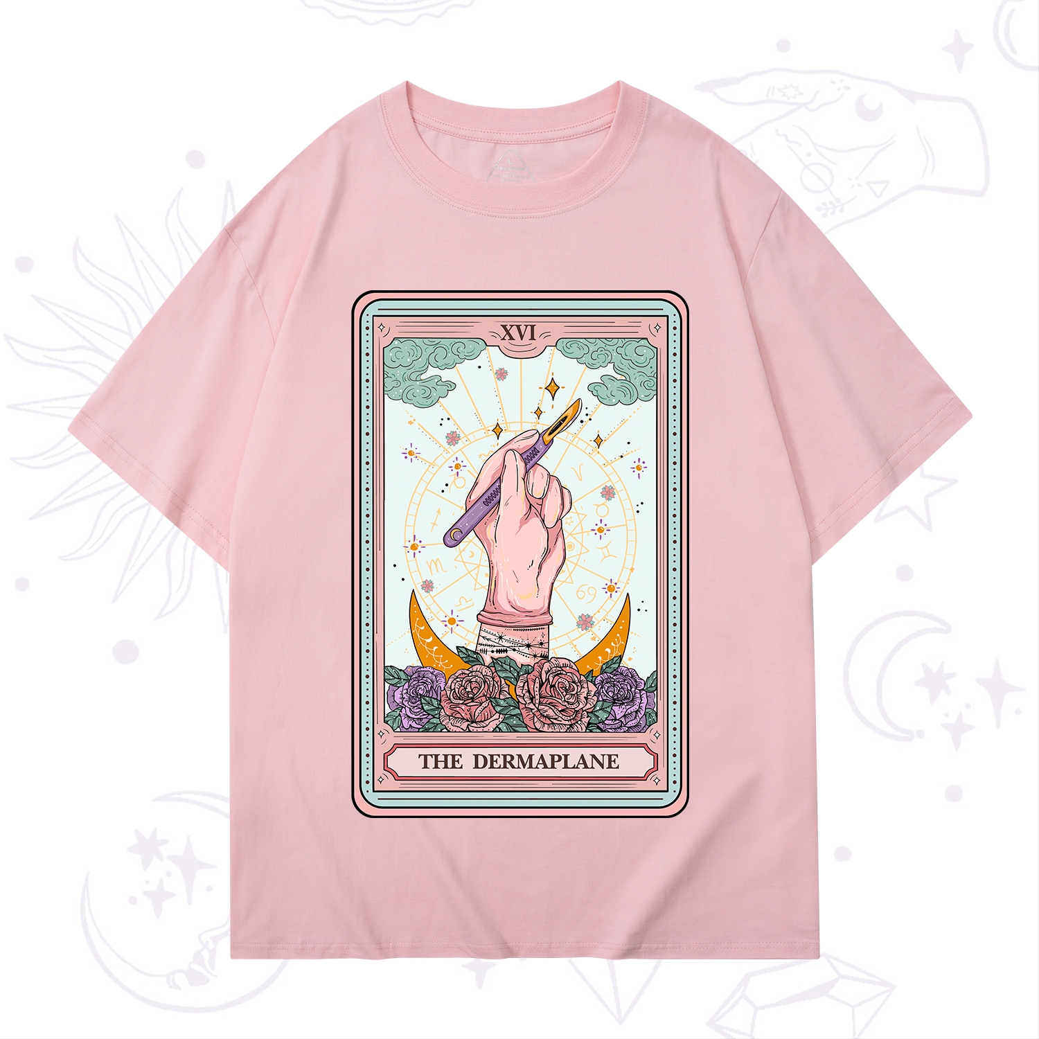 Purplehecate The Dermaplane Tarot Card T-Shirt