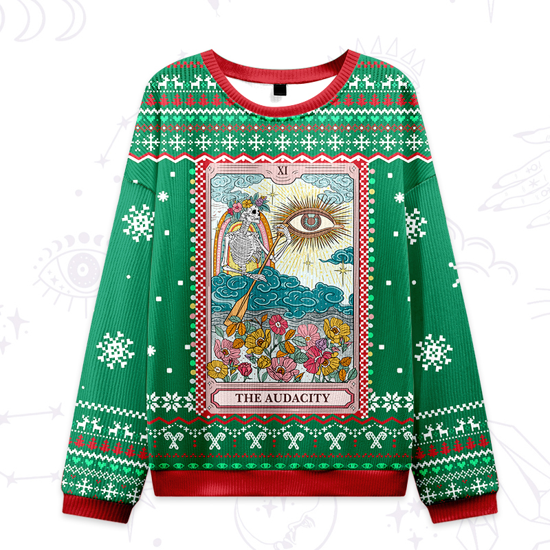 Purplehecate The Audacity Tarot Ugly Christmas Sweater