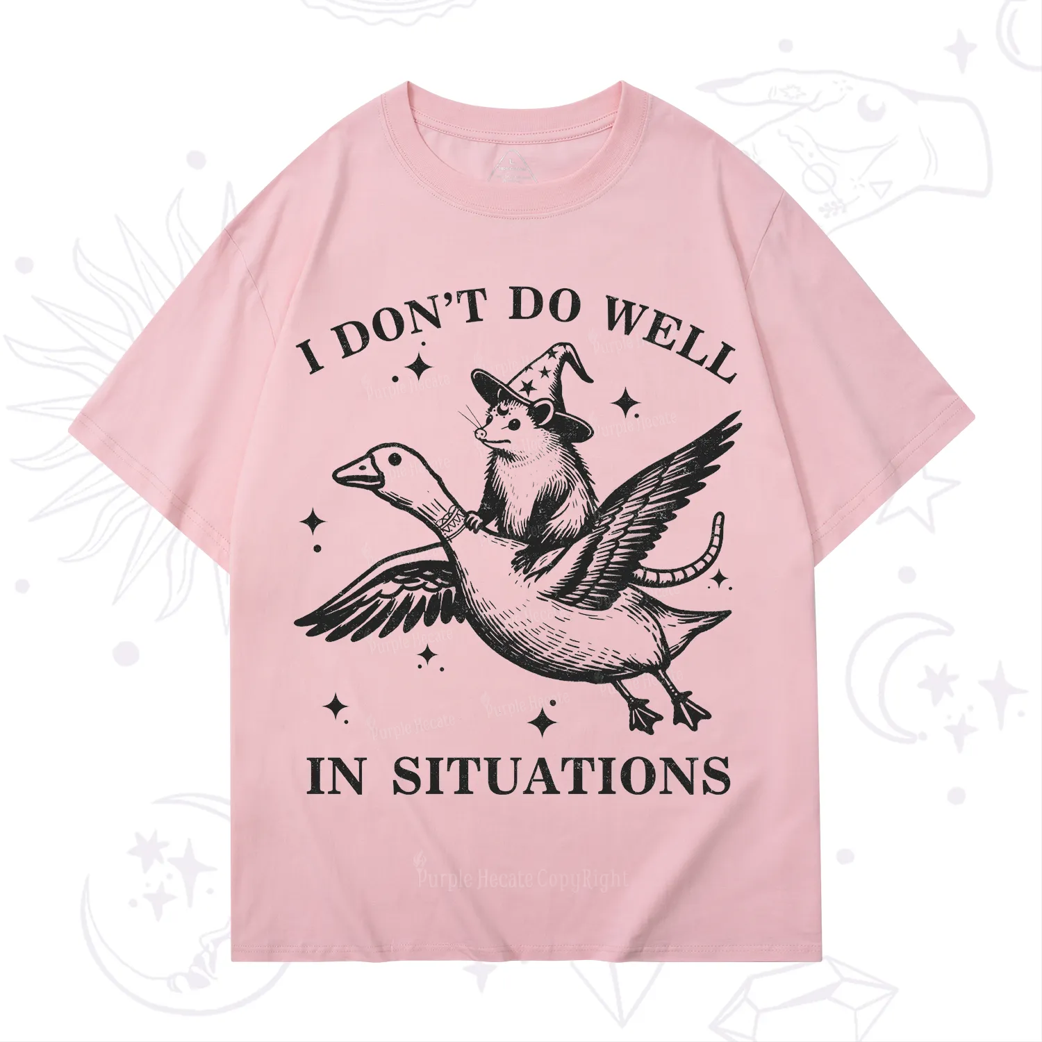 Purplehecate I Don't Do Well In Situations T-Shirt