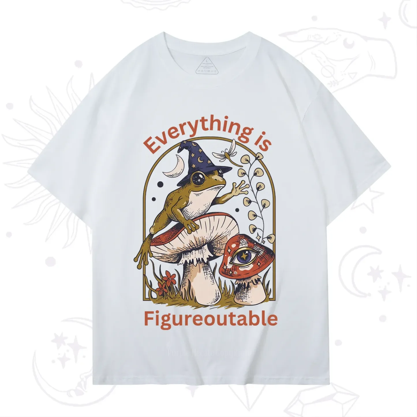 Purplehecate Everything Is Figureoutable Frog T-Shirt