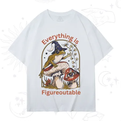 Purplehecate Everything Is Figureoutable Frog T-Shirt