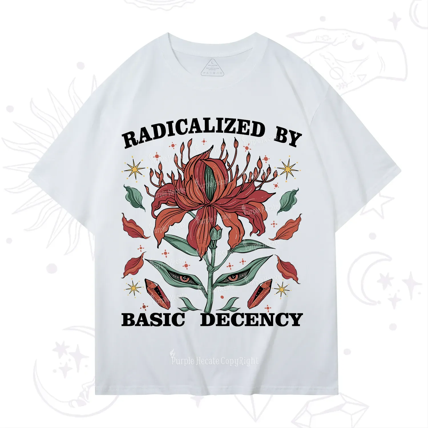Purplehecate Radicalized By Basic Decency T-Shirt