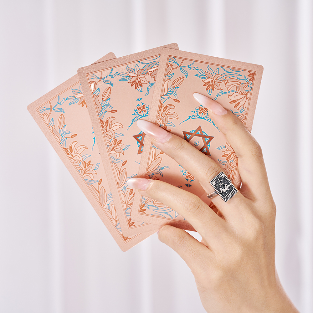 Purplehecate The Cat Mom Tarot Sterling Silver Ring