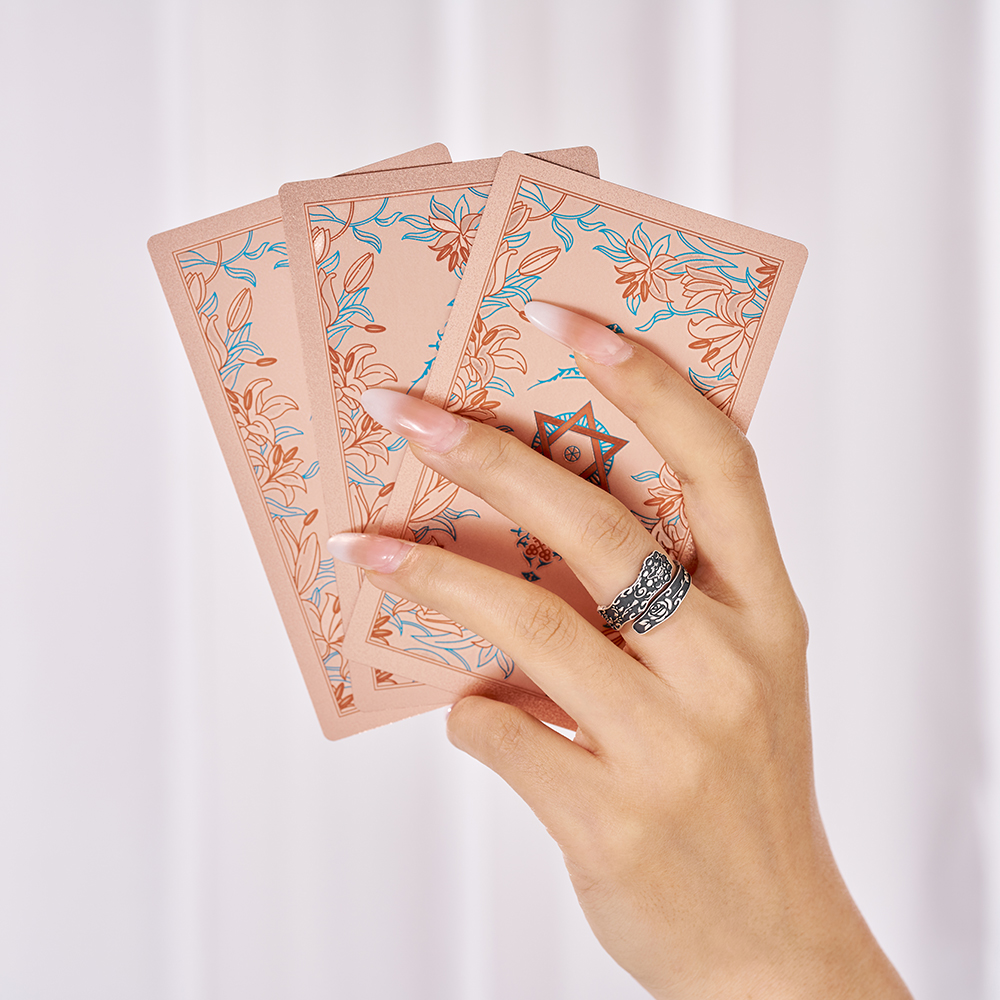 Purplehecate Moon Bee Sterling Silver Ring