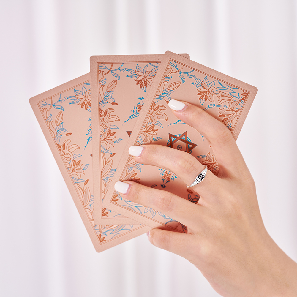 Purplehecate Celestial Eye and Wave Sterling Silver Ring