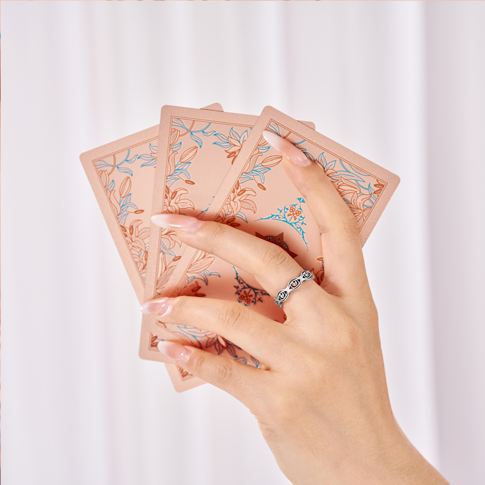 Purplehecate Eternity Evil eye Sterling Silver Ring