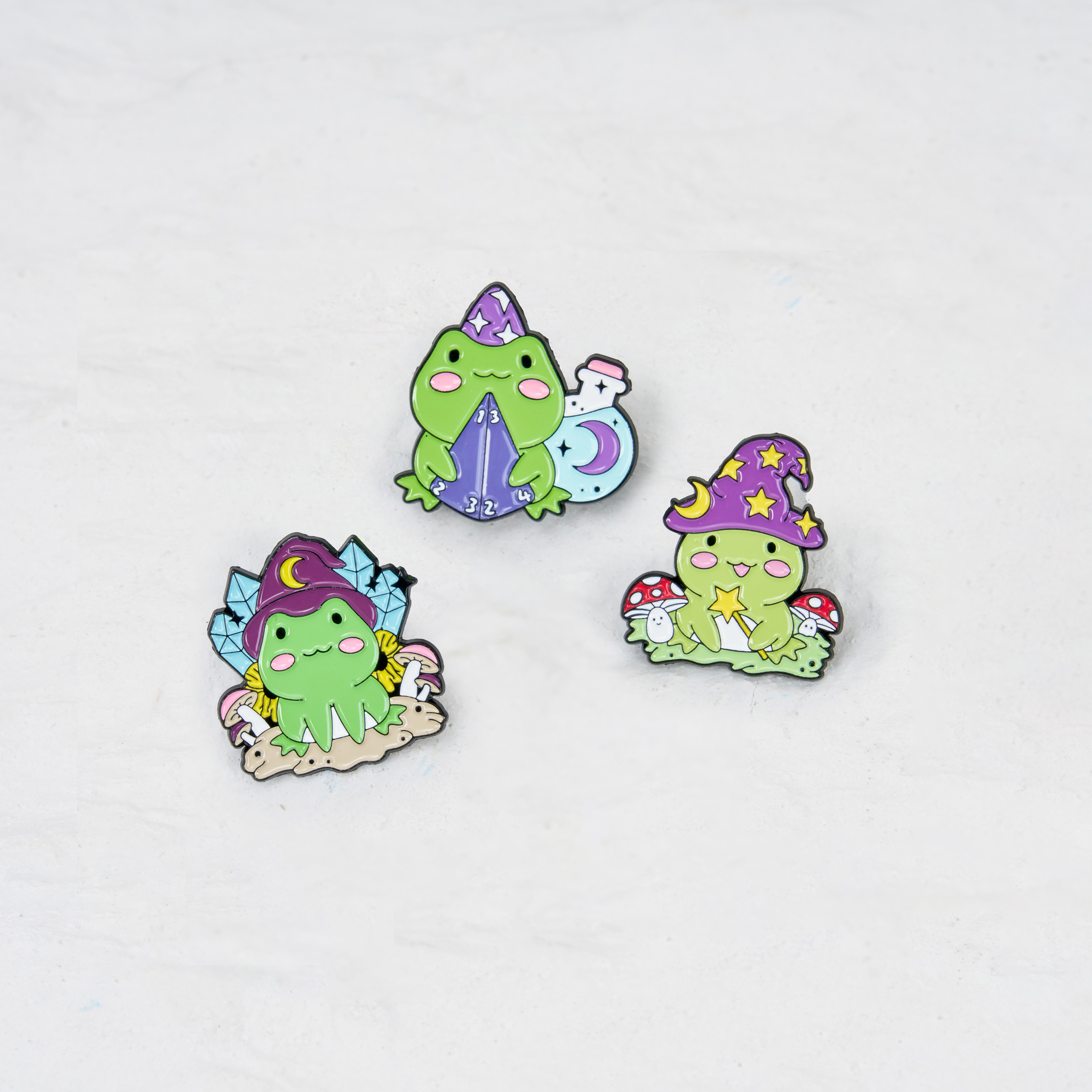 Purplehecate Alchemist Frog Pin