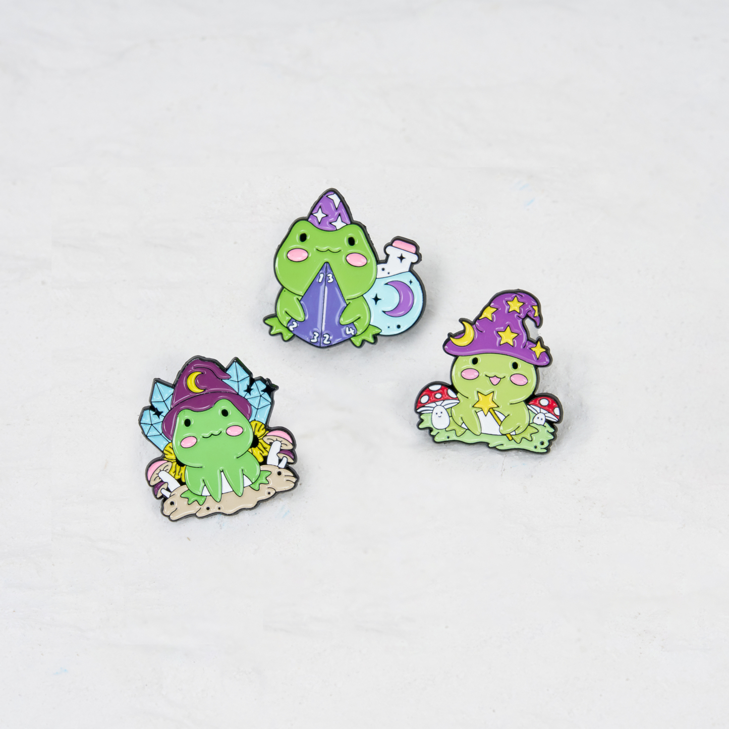 Purplehecate Alchemist Frog Pin