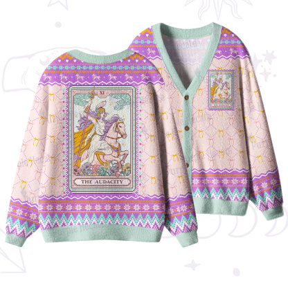 Purplehecate The Audacity Goddess Ugly Cardigan Sweaters