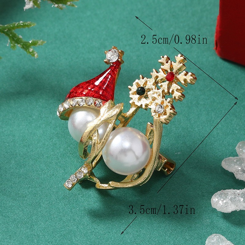 Purplehecate Sledding Snowman Christmas Tree Pin