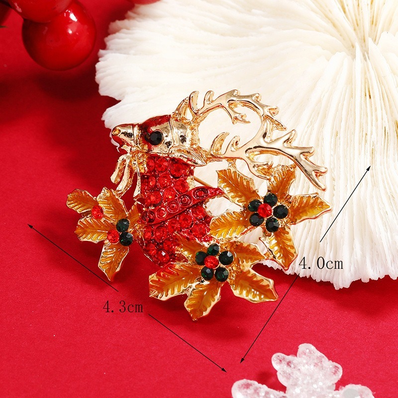 Purplehecate Jeweled Reindeer Pin