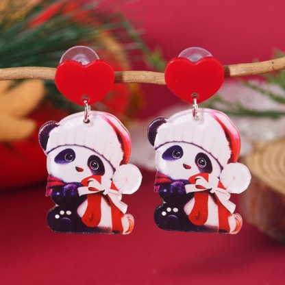 Purplehecate Christmas Panada Acrylic Earrings
