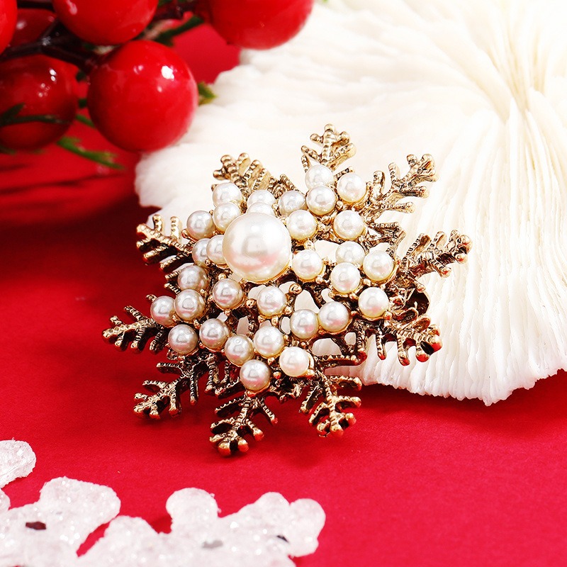 Purplehecate Christmas Snowflakes Pin