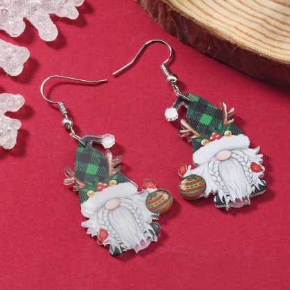 Purplehecate Faceless Dwarf Christmas Earrings