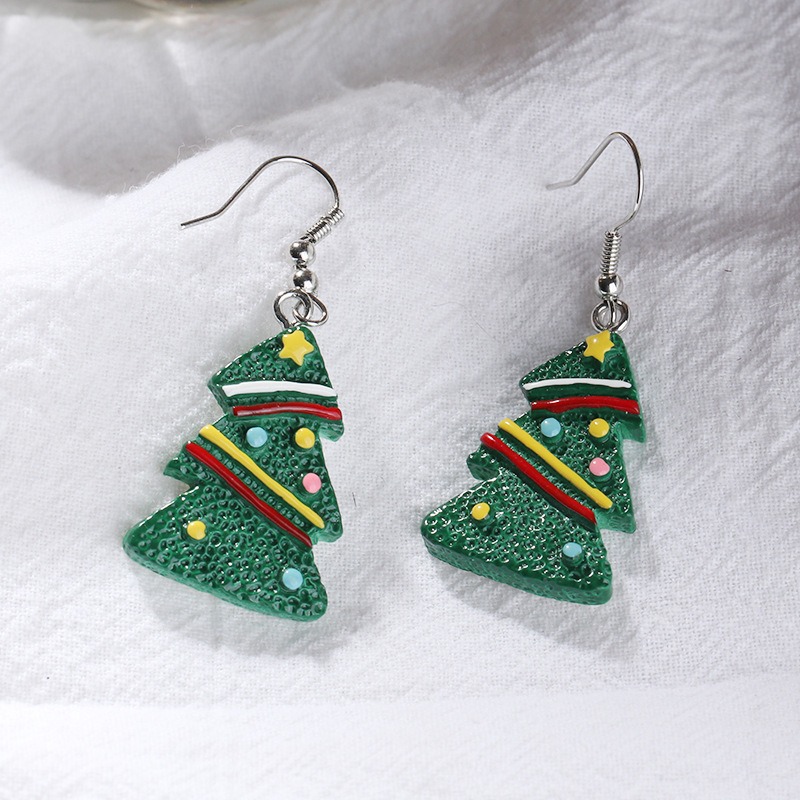 Purplehecate Christmas Tree Earrings 