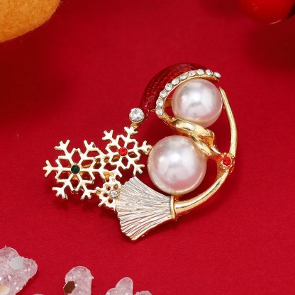 Purplehecate Christmas Snowman Pin