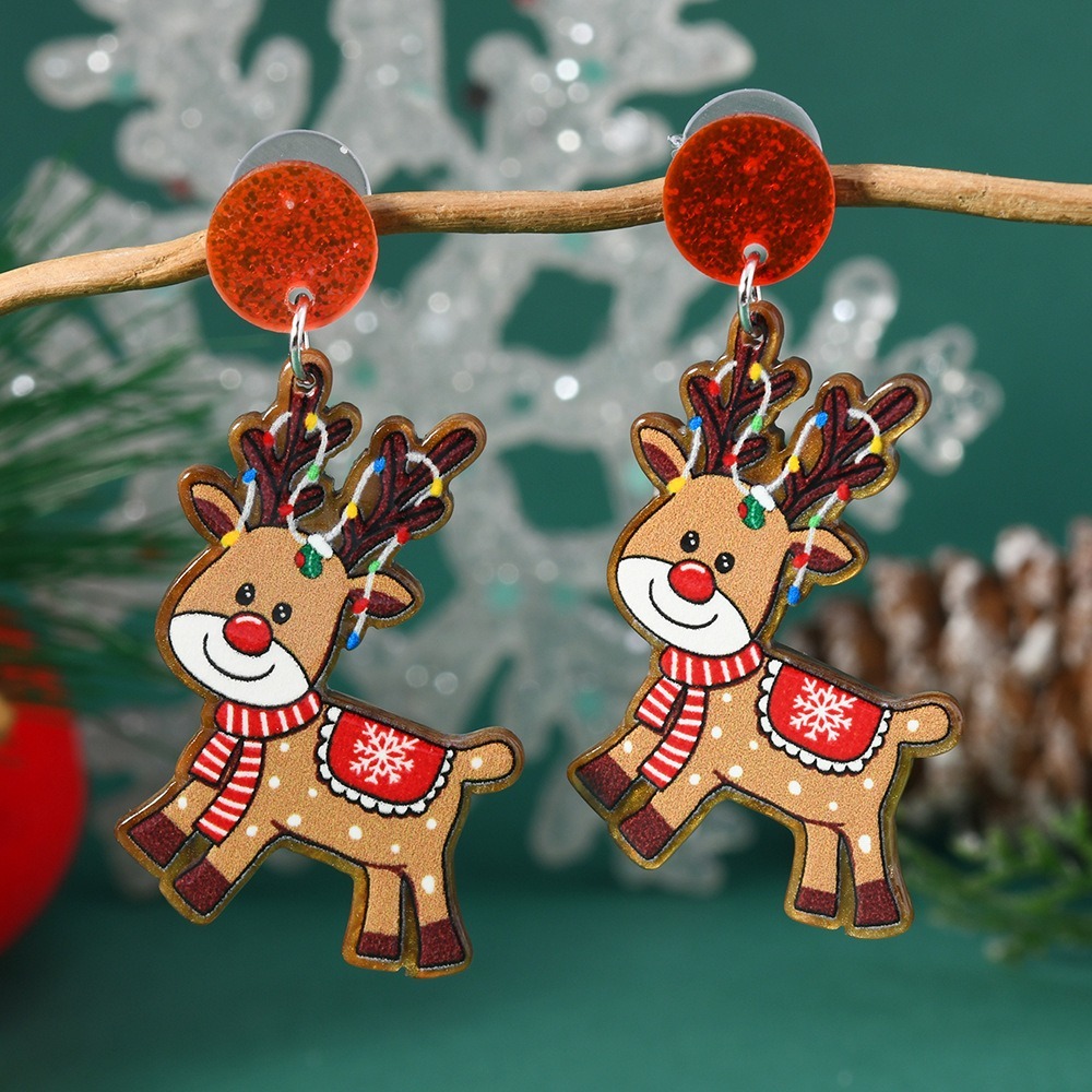 Purplehecate Reindeer Earrings