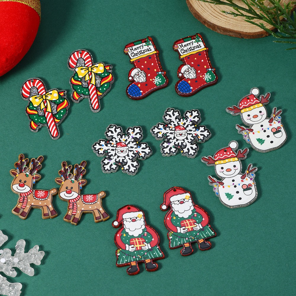 Purplehecate Christmas Stocking Earrings