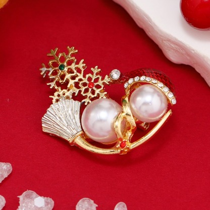 Purplehecate Christmas Snowman Pin