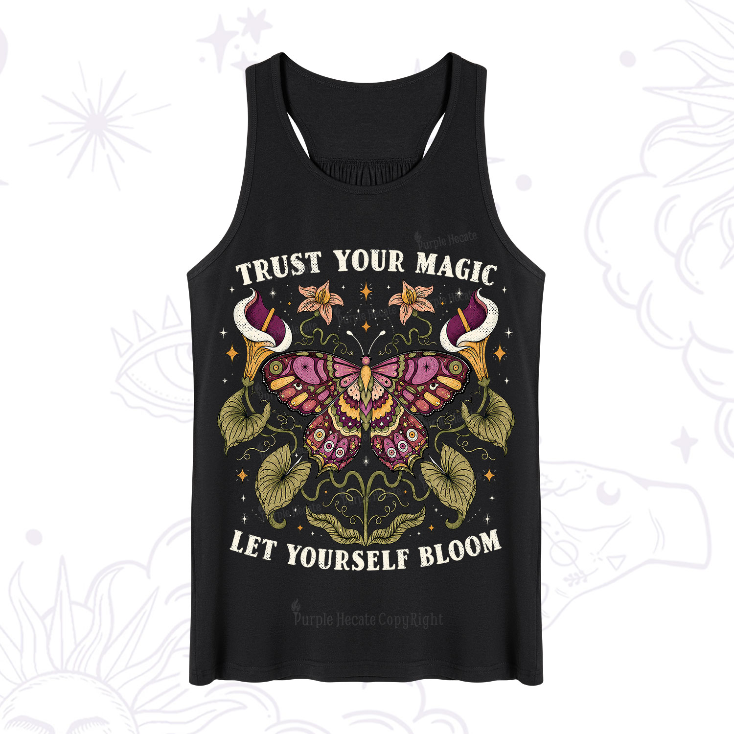 Purplehecate Trust Your Magic Butterfly Tank