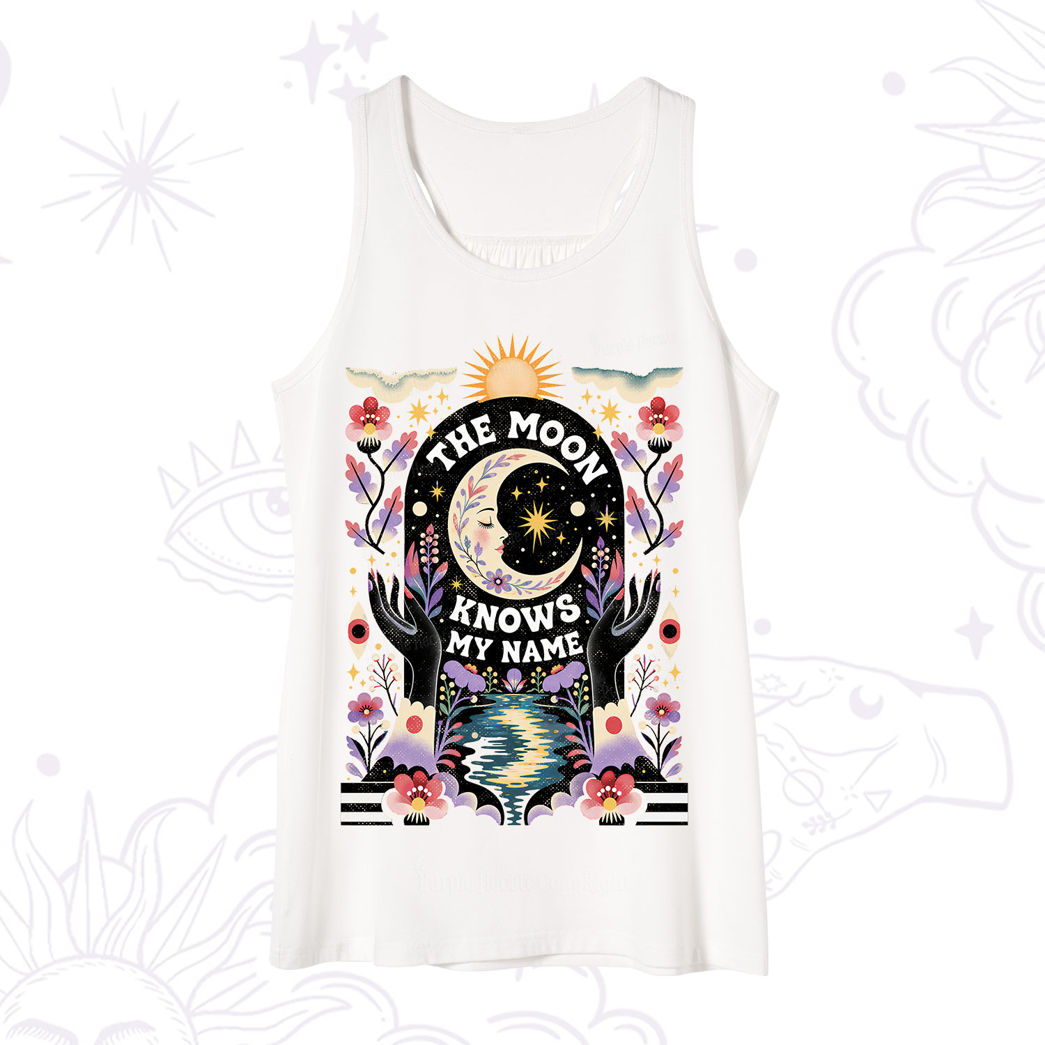 Purplehecate The Moon Knows My Name Tank