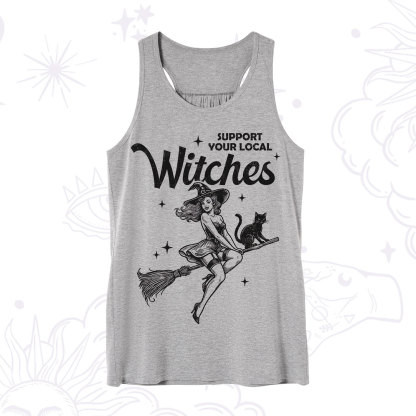 Purplehecate Support Your Local Witches Funny Witch Tank