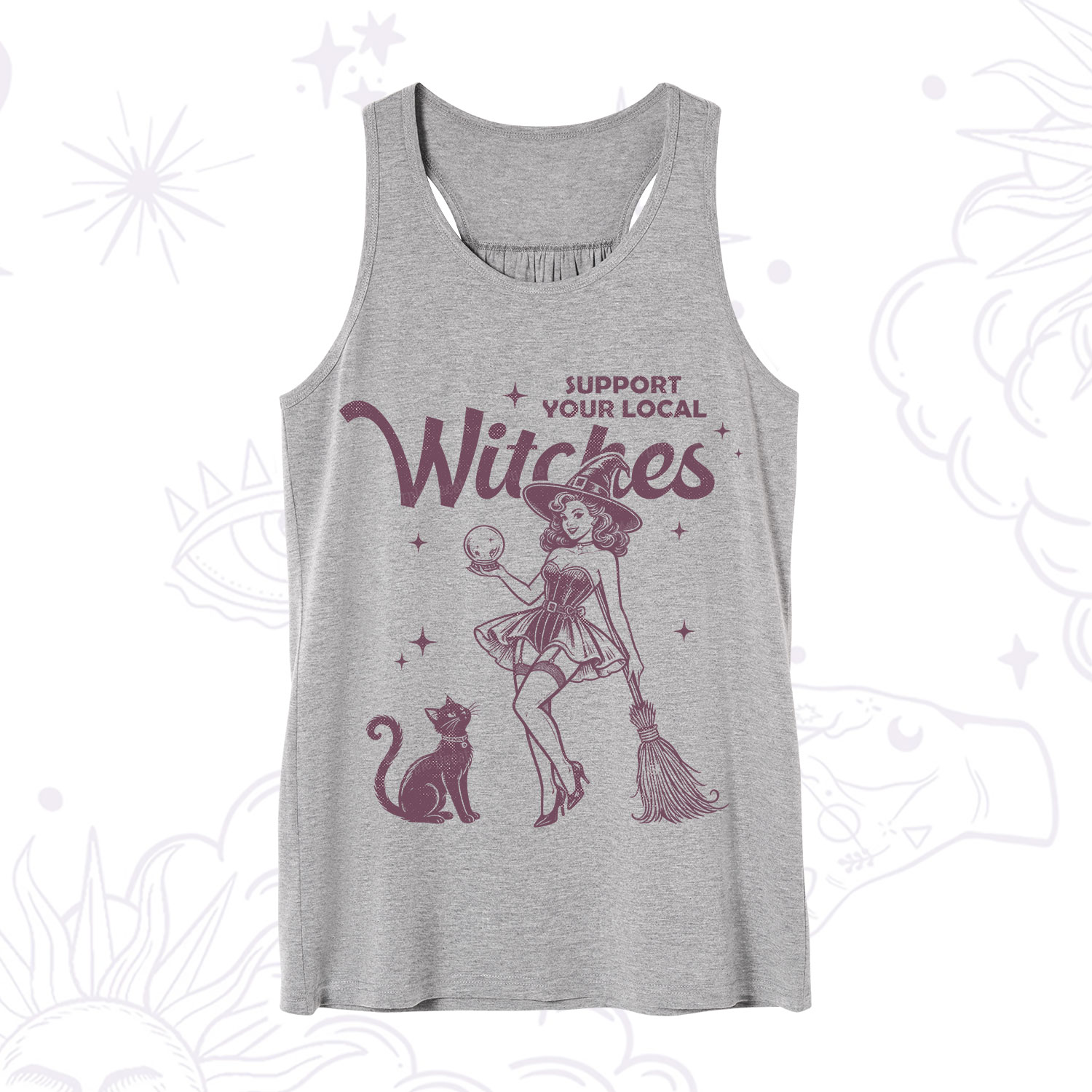 Purplehecate Support Your Local Witches Tank