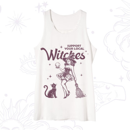 Purplehecate Support Your Local Witches Tank