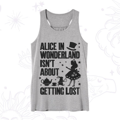 Purplehecate Alice Style Wonderland Girl Quote Tank