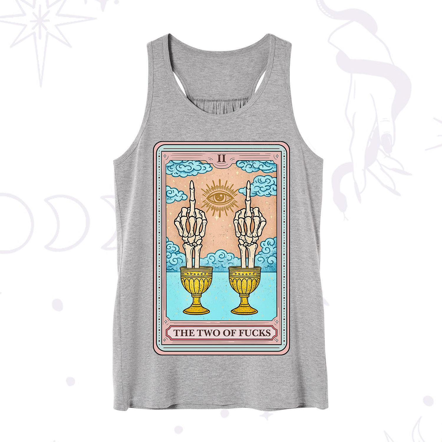 Purplehecate The Two of Fucks Tarot Tank