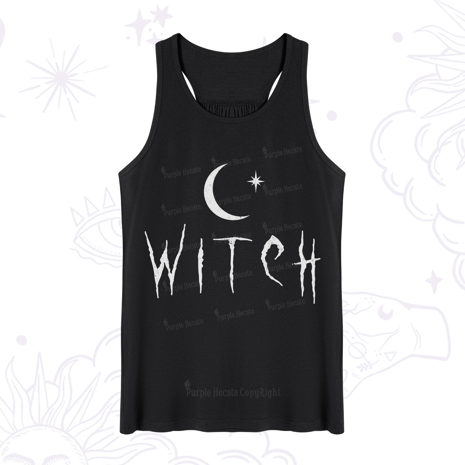 Purplehecate Witchy Moon Tank