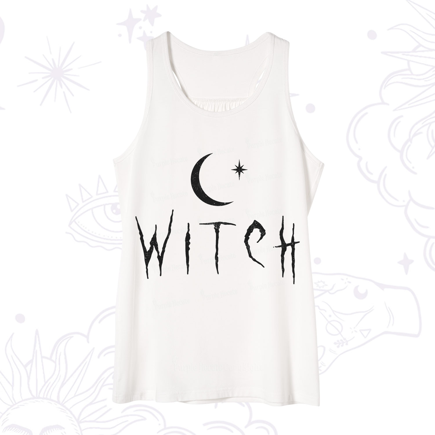 Purplehecate Witchy Moon Tank