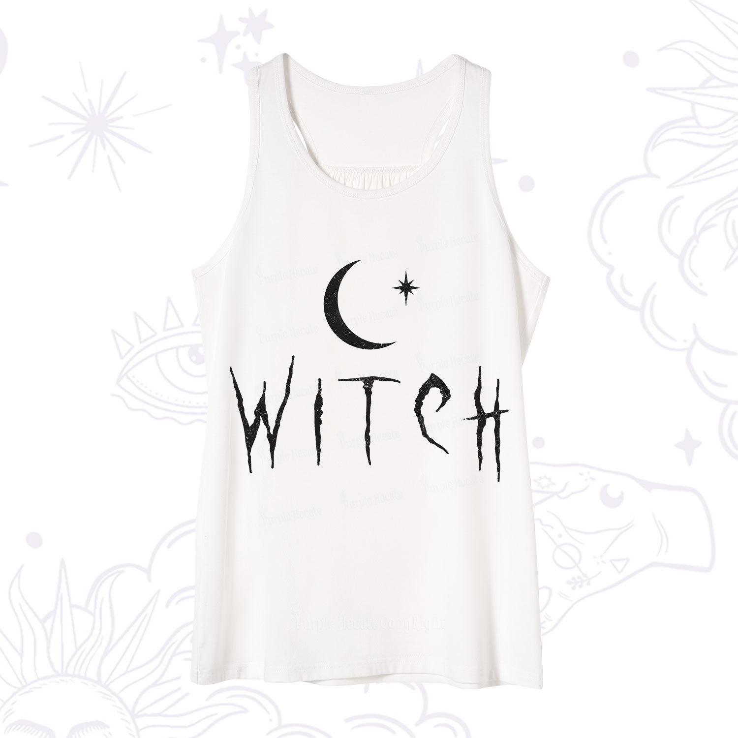 Purplehecate Witchy Moon Tank
