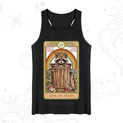 Purplehecate The King of Trash Raccoon Tarot Tank