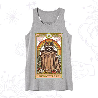 Purplehecate The King of Trash Raccoon Tarot Tank
