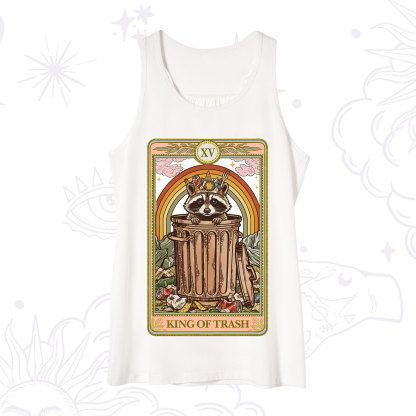 Purplehecate The King of Trash Raccoon Tarot Tank