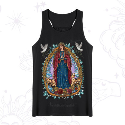 Purplehecate Crystal Rose Madonna Tank