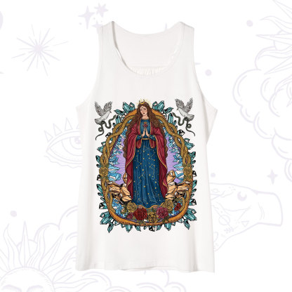 Purplehecate Crystal Rose Madonna Tank