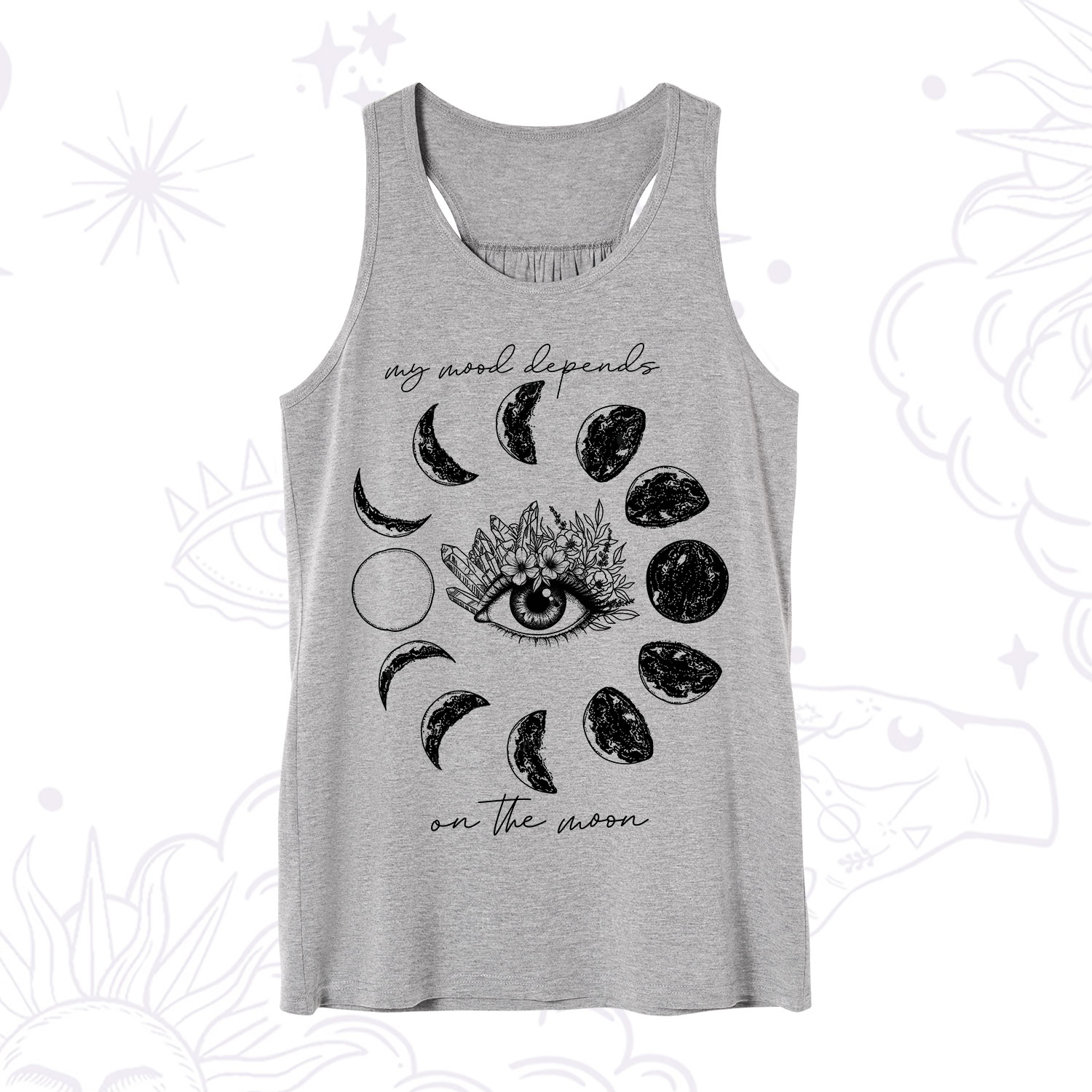 Purplehecate My Mood Depends On The Moon Tank
