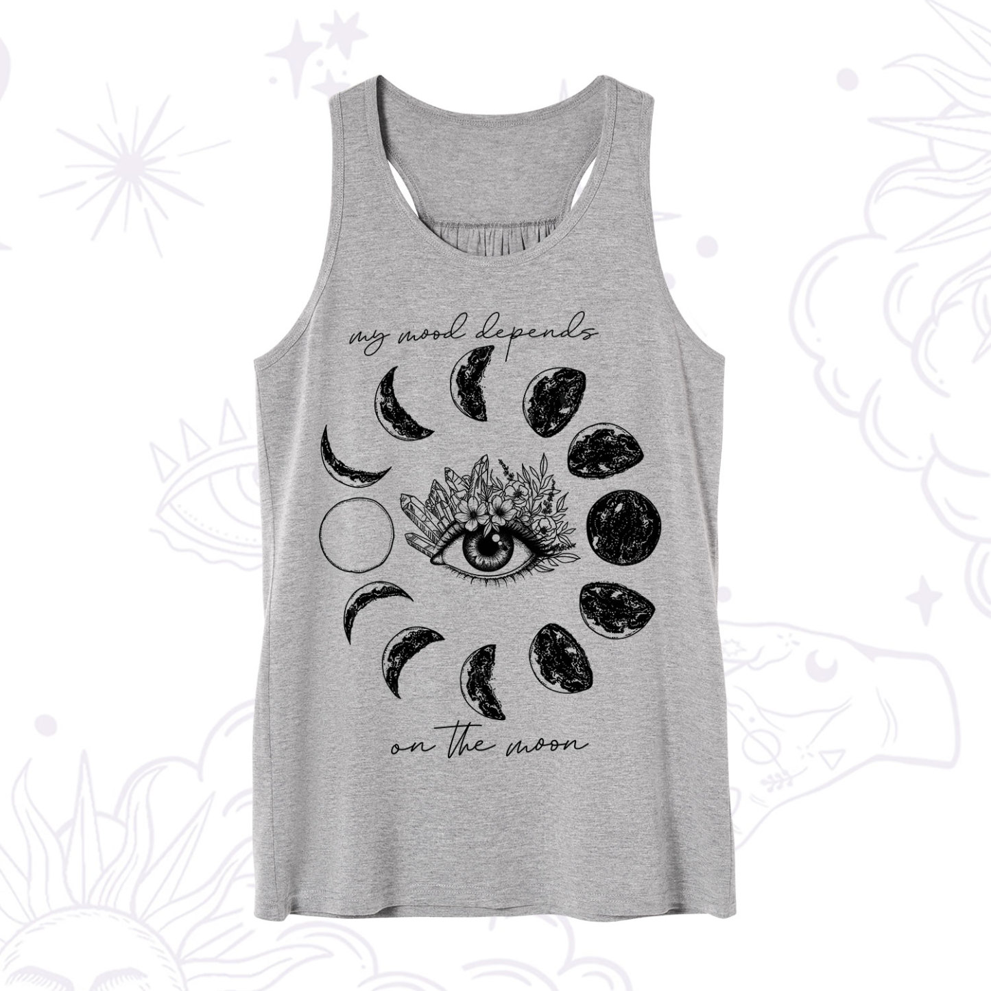 Purplehecate My Mood Depends On The Moon Tank