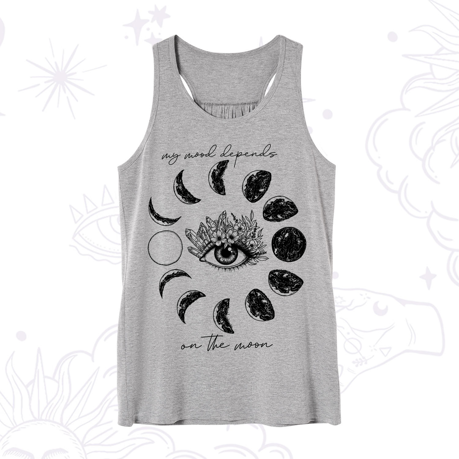 Purplehecate My Mood Depends On The Moon Tank