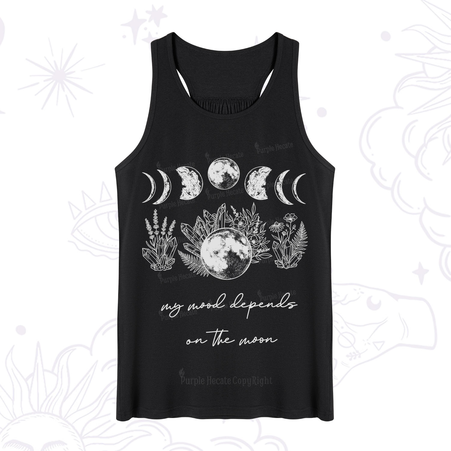Purplehecate My Mood Depends On The Moon Tank