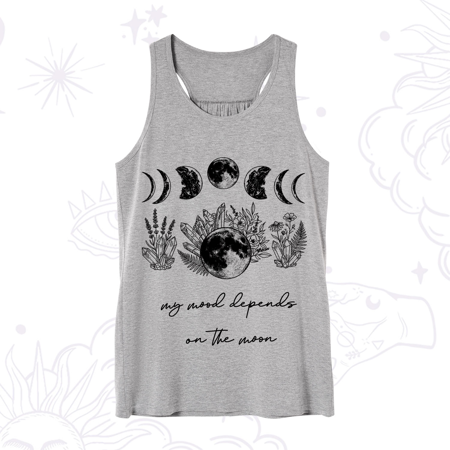 Purplehecate My Mood Depends On The Moon Tank