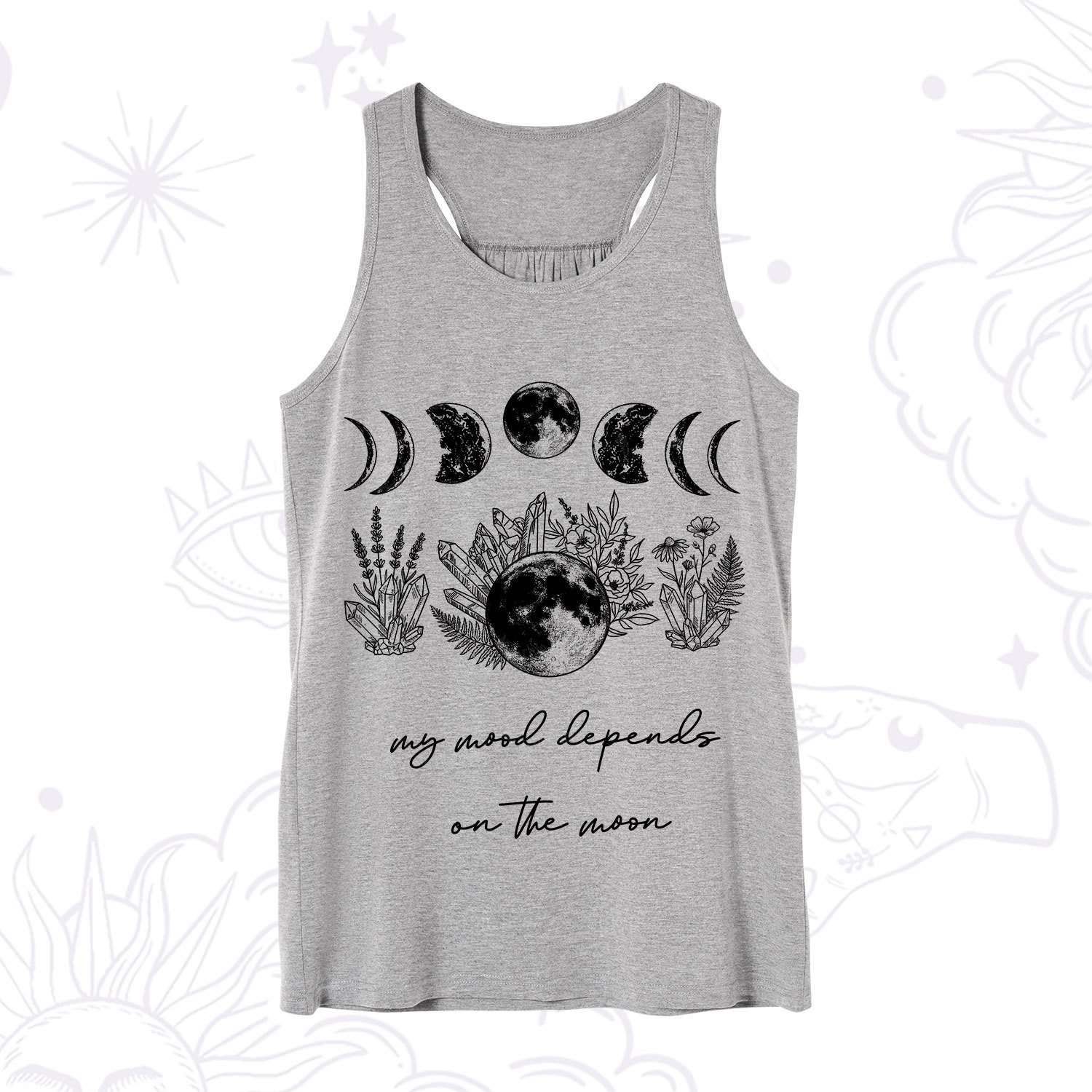 Purplehecate My Mood Depends On The Moon Tank