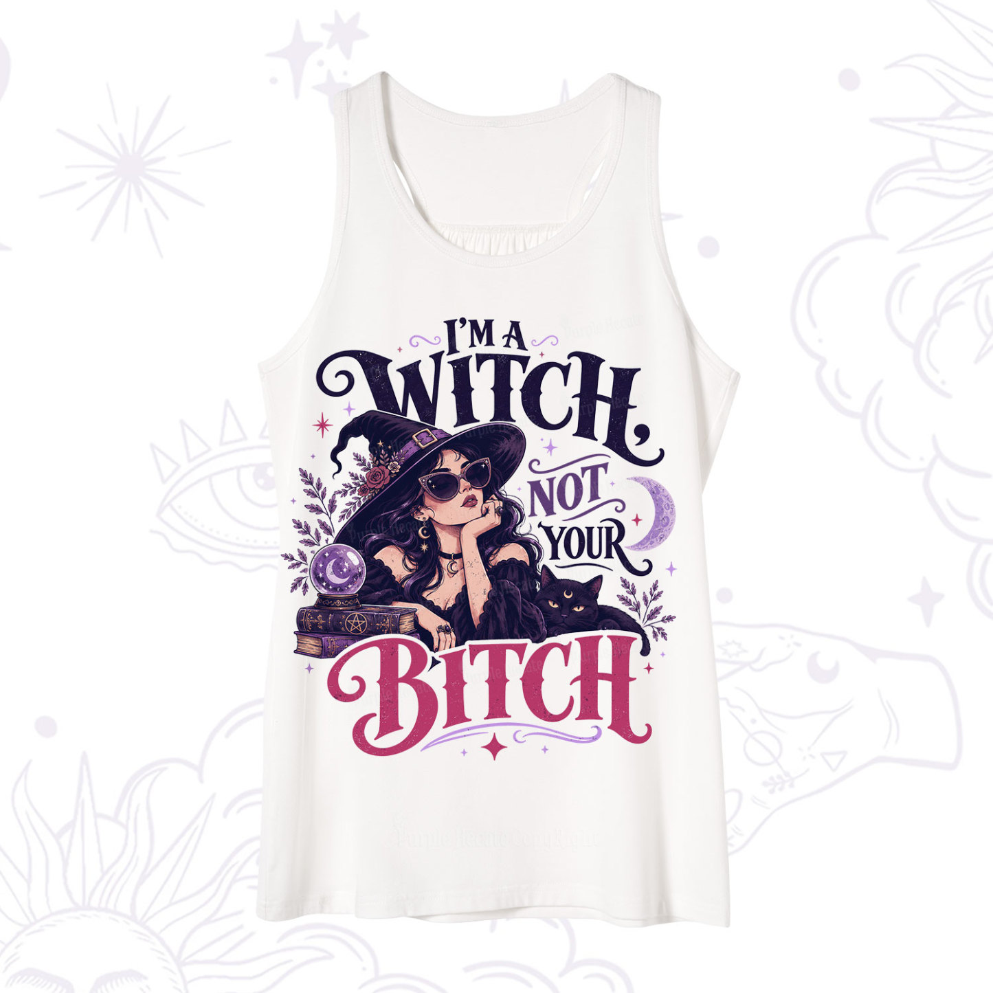 Purplehecate I'm a Witch Not Your Bitch Tank